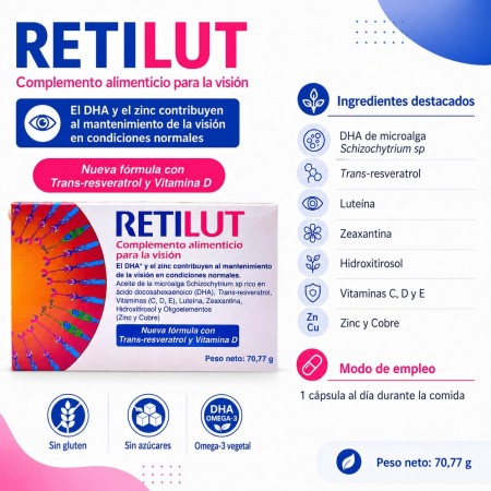 RETILUT 60 CAPSULAS