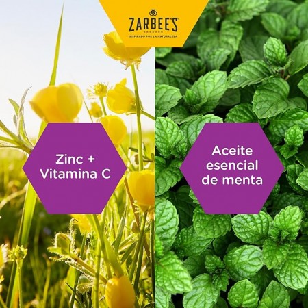 ZARBEES GARBANTA & EXT INMUNIDAD SABOR MIEL Y LIMON 24 PASTILLAS PARA CHUPAR