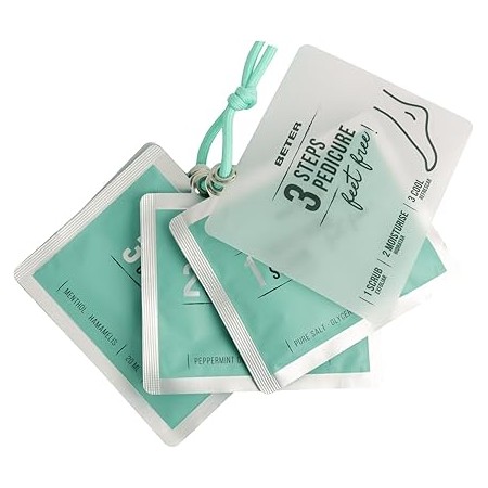 BETER 3 STEPS FEET FREE SET DE PEDICURA EN 3 PASOS: EXFOLIANTE, HIDRATANTE Y REFRESCANTE