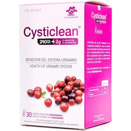 CYSTICLEAN D-MANOSA 30 SOBRES