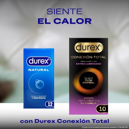 DUREX NATURAL EXTRA GRANDE XL 12 PRESERVATIVOS