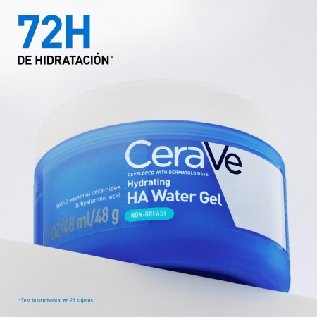 Crema en gel CeraVe con 72 horas de hidratación intensiva para el rostro