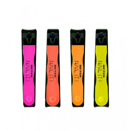 BETER CORTAUÑAS NAIL IT DOBLE 2 EN 1 CURVO Y RECTO COLOR FLUOR