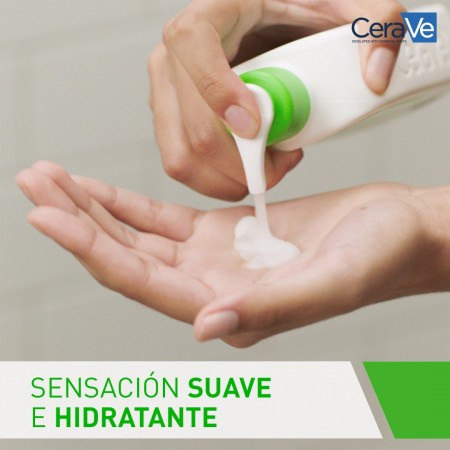 Textura en loción cremosa no espumosa que limpia de forma suave e hidratante
