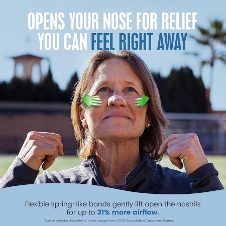 BREATHE RIGHT TIRAS NASALES CLASICAS TALLA GRANDE 10 UNIDADES