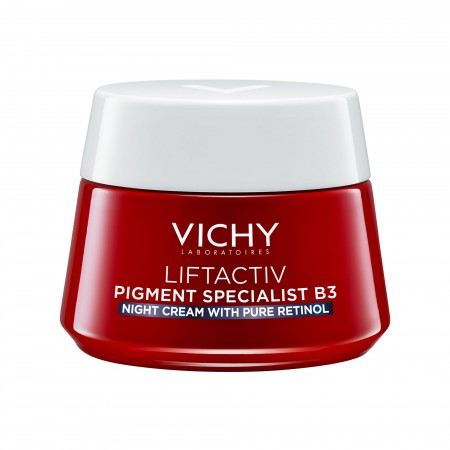 Crema antimanchas de noche Vichy Liftactiv Specialist B3 con retinol de 50 ml