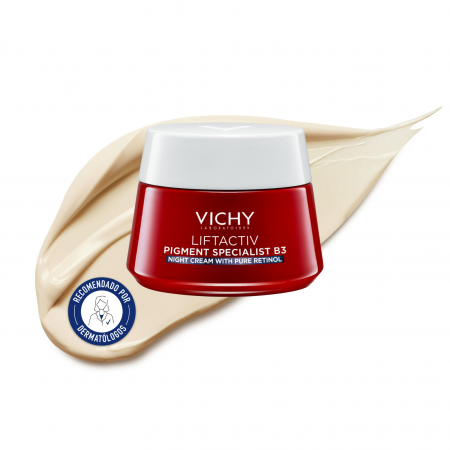Vichy Liftactiv B3 Crema de Noche con retinol puro recomendada por dermatólogos