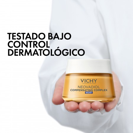 Crema de noche para la menopausia de Vichy testada bajo estricto control dermatológico