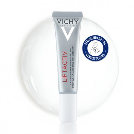 Vichy Liftactiv contorno de ojos recomendado por dermatólogos para reducir arrugas