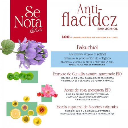E´LIFEXIR DERMO ANTI-FLACIDEZ BAKUCHIOL POTENTE ACEITE REMODELADOR 100 ML