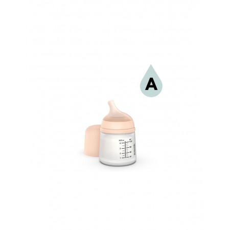 SUAVINEX ZERO ZERO BIBERON ANTICOLICO TETINA DE SILICONA FLUJO ADAPTABLE 120 ML COLOR FAIR
