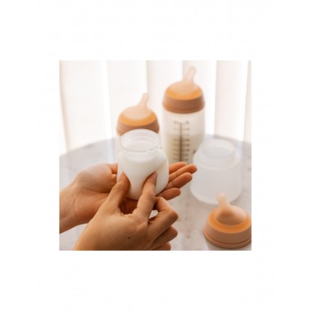 SUAVINEX ZERO ZERO BIBERON ANTICOLICO TETINA DE SILICONA FLUJO ADAPTABLE 120 ML COLOR FAIR