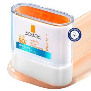 La Roche-Posay Anthelios UVAir Vitamin Sun Stick SPF50+ protector solar en barra recomendado por dermatólogos
