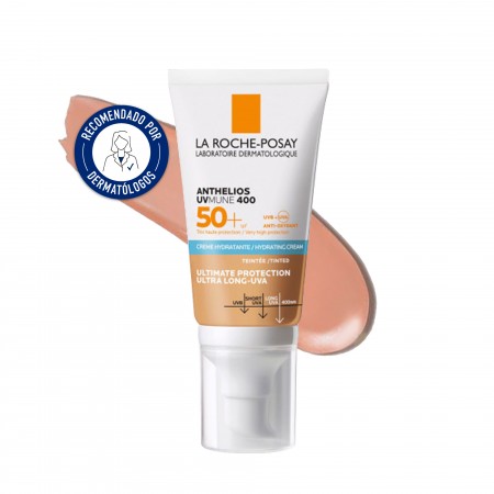 La Roche-Posay Anthelios Ultra BB Crema Con Color SPF50+ protector solar hidratante recomendado por dermatólogos