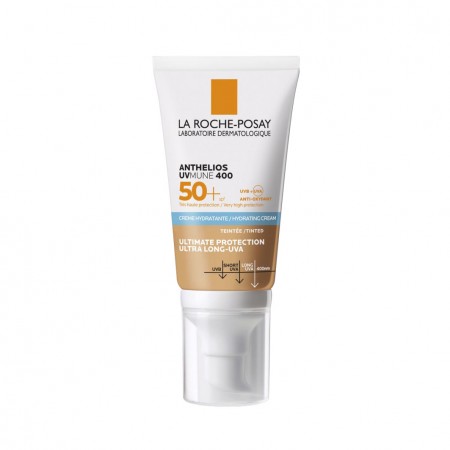 Vista de catálogo del protector solar hidratante con color La Roche-Posay Anthelios Ultra BB Crema SPF50+ 50 ml