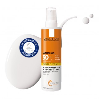 La Roche-Posay Anthelios SPF50+ UVMune Fluido Spray Invisible recomendado por dermatólogos