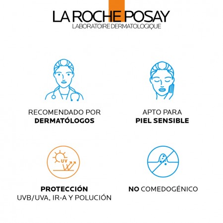Garantías dermatológicas de alta tolerancia y protección para piel sensible de La Roche-Posay Anthelios XL