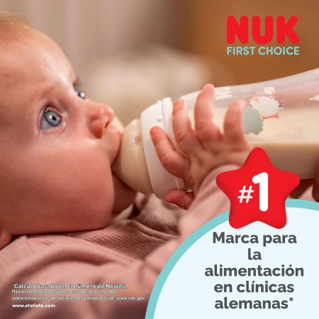 NUK TETINA SILICONA ANTICOLICO FIRST CHOICE T-XL +6 MESES 2 TETINAS