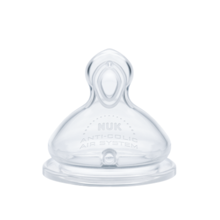 NUK TETINA SILICONA ANTICOLICO FIRST CHOICE T-M 0-6 MESES 2 TETINAS