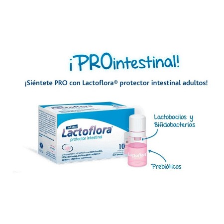 LACTOFLORA PROTECTOR INTESTINAL ADULTO 10 VIALES