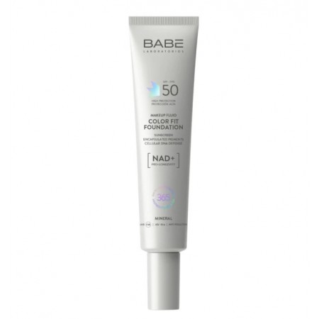 BABE MAKE UP FLUID COLOR FIT FOUNDATION SPF50 FLUIDO MINERAL CON COLOR 40 ML