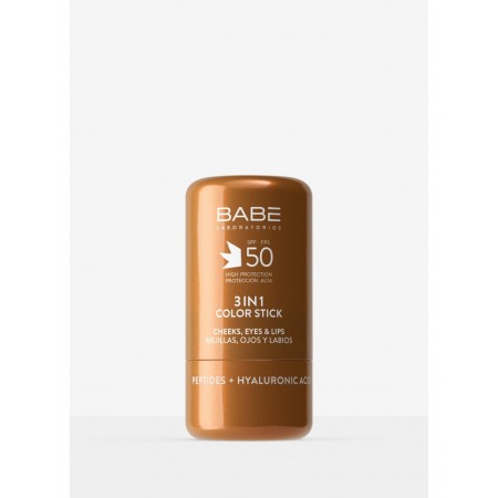 BABE 3 IN 1 COLOR STICK SPF 50 1 ENVASE 4 G COLOR 3
