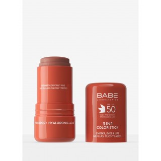 BABE 3 IN 1 COLOR STICK SPF 50 1 ENVASE 4 G COLOR 2