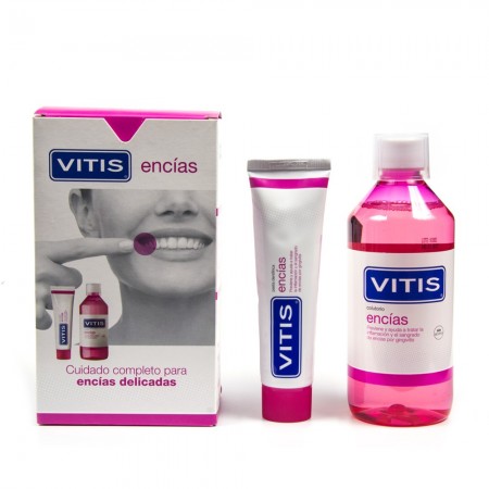 VITIS ENCIAS PACK COLUTORIO ENCIAS 500 ML + ENCIAS PASTA DENTIFRICA 100ML