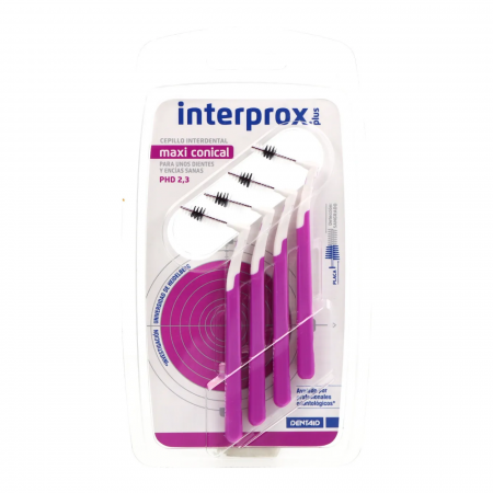 VITIS INTERPROX PLUS MAXI 2.3 4 UNIDADES MORADO+ANGULAR