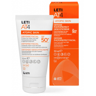 LETI AT4 DEFENSE FACIAL SPF50+ CREMA 50 ML