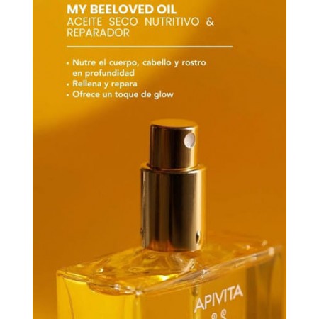 APIVITA MY BEELOVED OIL ACEITE SECO NUTRITIVO Y REPARADOR CARA CUERPO Y CABELLO 100 ML