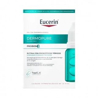 EUCERIN DERMOPURE CLINICAL PROBIOM8 RUTINA CON PROBIOTICOS 8 SEMANAS 4 PRODUCTOS