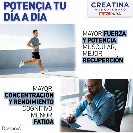 DRASANVI CREATINA MONOHYDRATO 80 MESH SABOR NEUTRO 270 COMPRIMIDOS