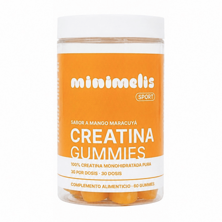 MINIMELIS CREATINA MANGO-MARACUYA 60 GUMMIES