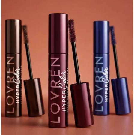 LOVREN HYPER COLOR MASCARA BURGUNDY ULTRA DEFINE VOLUME 12ML