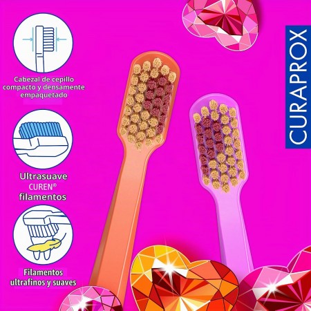 CURAPROX DUPLO CEPILLO 5460 ULTRA SOFT LOVE EDITION 2 CEPILLOS