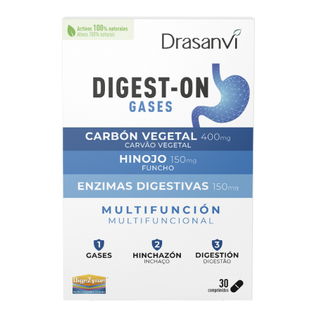 DRASANVI DIGEST-ON GASES 30 COMPRIMIDOS
