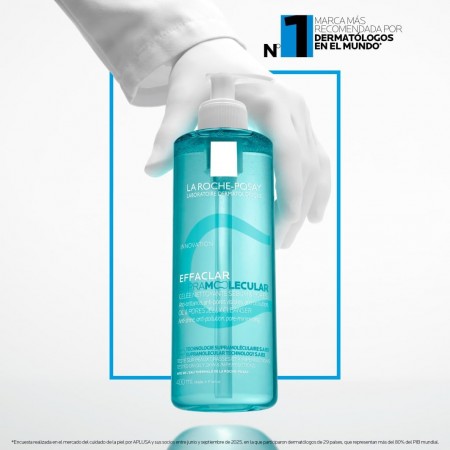LA ROCHE POSAY EFFACLAR GEL SUPRAMOLECULAR LIMPIADOR SEBO Y POROS 400 ML