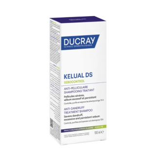 DUCRAY KELUAL DS SEBOCONTROL CHAMPU TRATAMIENTO ANTICASPA SEVERA 100 ML
