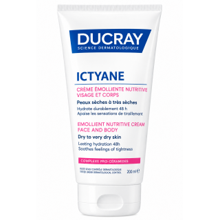 DUCRAY ICTYANE CREMA EMOLIENTE NUTRITIVA CARA Y CUERPO 200 ML