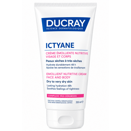 DUCRAY ICTYANE CREMA EMOLIENTE NUTRITIVA CARA Y CUERPO 200 ML