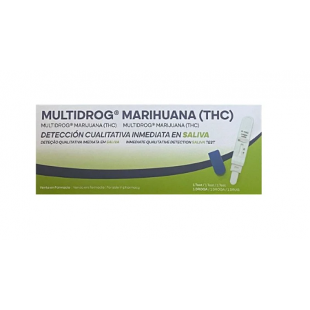 MULTIDROG TEST DETECCION INMEDIATA DE MARIHUANA (THC) EN SALIVA 1 AUTOTEST