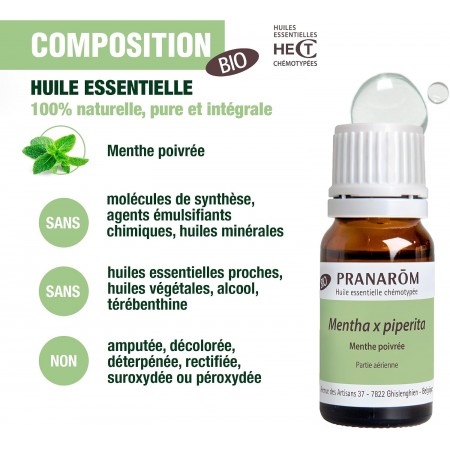 PRANAROM ACEITE ESENCIAL DE MENTA PIPERITA 10 ML