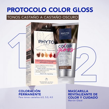 PHYTO MASCARILLA COLOR GLOSS MARRON GLACE 200ML