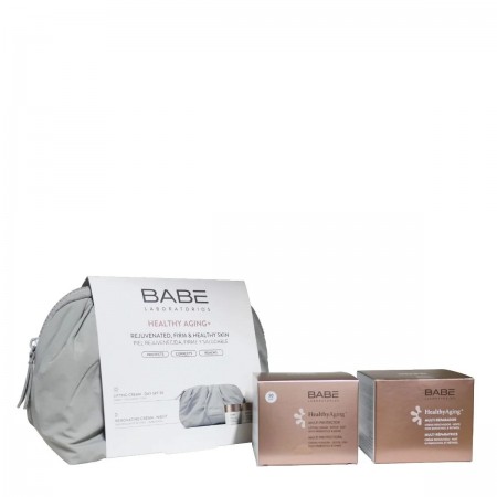 BABE NECESER HEALTHY AGING+ TRATAMIENTO: CREMA MULTIREPAIR NOCHE 50ML+ CREMA MULTIPROTECT SPF30 50ML