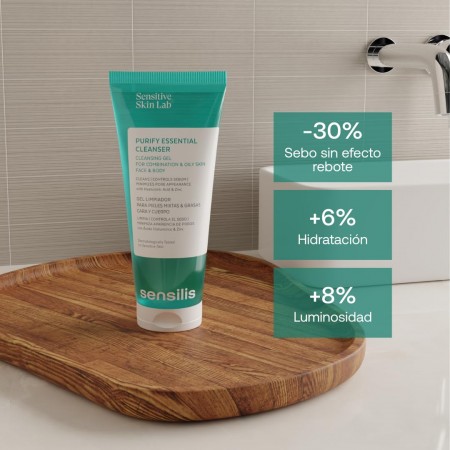 SENSILIS PURIFY ESSENTIAL CLEANSER GEL LIMPIADOR PIEL MIXTA/GRASA CARA Y CUERPO 200 ML