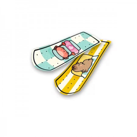 TIRITAS HARTMAN MR. WONDERFUL APOSITO ADHESIVO  72 MM X 25 MM16 UNIDADES