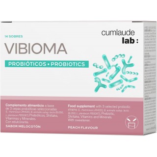 CUMLAUDE LAB: VIBIOMA 14 SOBRES 3 G SABOR MELOCOTON