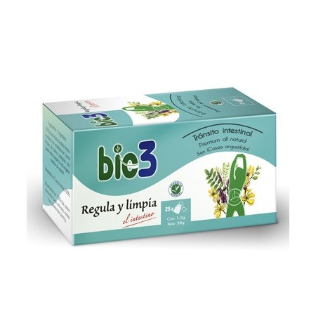 BIE3 -REGULA Y LIMPIA. TRANSITO INTESTINAL 25 FILTROS