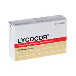 LYCOCOR 20 CAPS BLANDAS